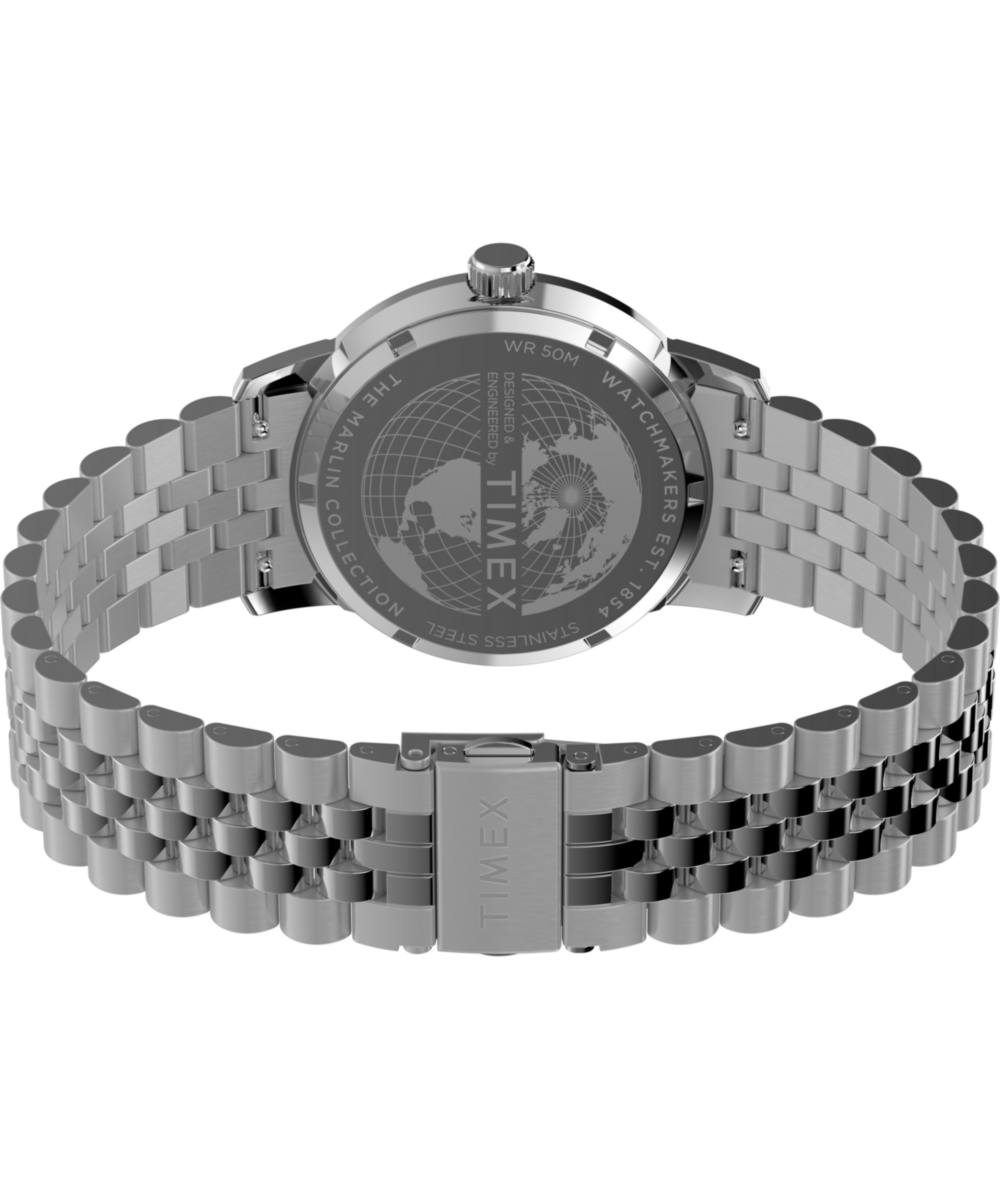 Heritage Marlin Quartz GMT 40mm Stainless Steel Bracelet Watch