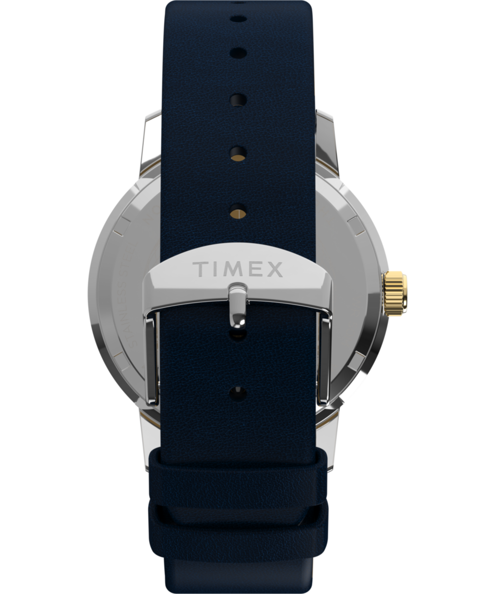 Heritage Marlin Quartz GMT 40mm Leather Strap Watch