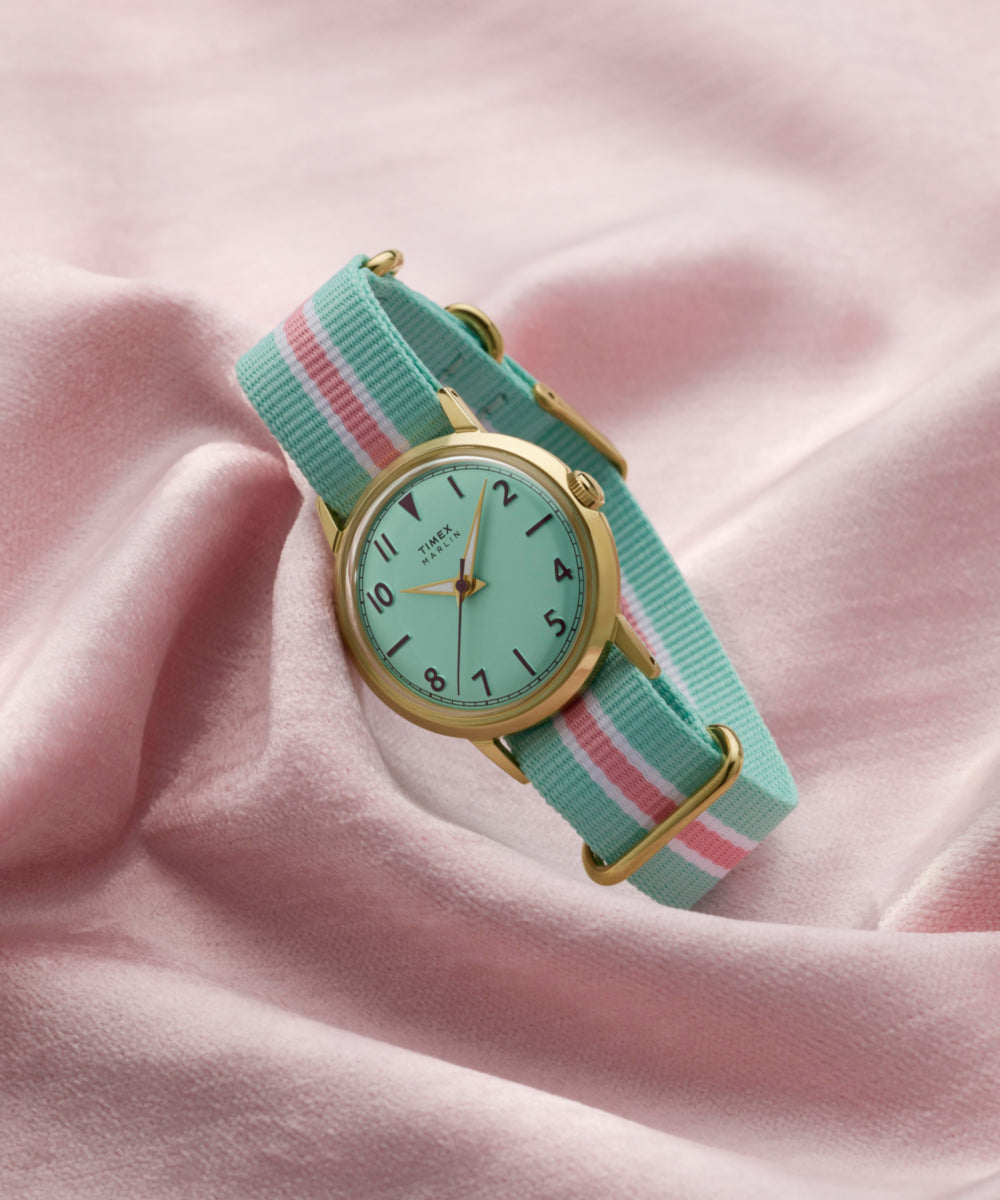 Heritage Marlin 34mm Fabric Strap Watch