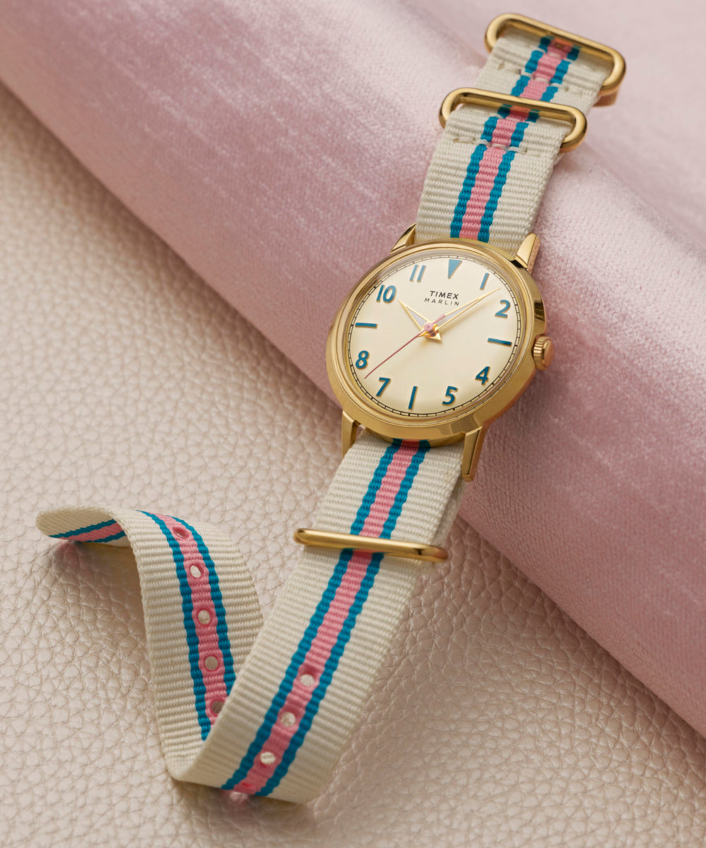 Heritage Marlin 34mm Fabric Strap Watch