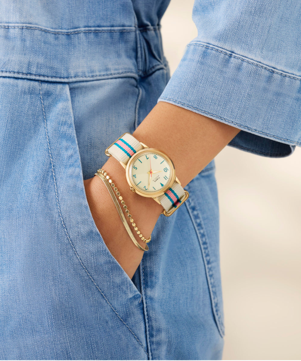 Heritage Marlin 34mm Fabric Strap Watch