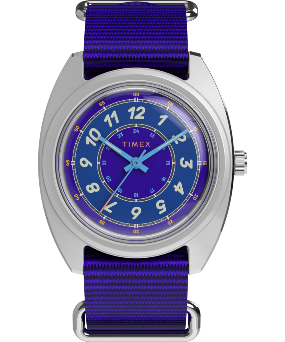 Heritage Worn & Wound x Timex Whirlpool 37mm Fabric Strap Watch