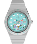 Heritage Peanuts x Q Timex 36mm Stainless Steel Expansion Band Watch