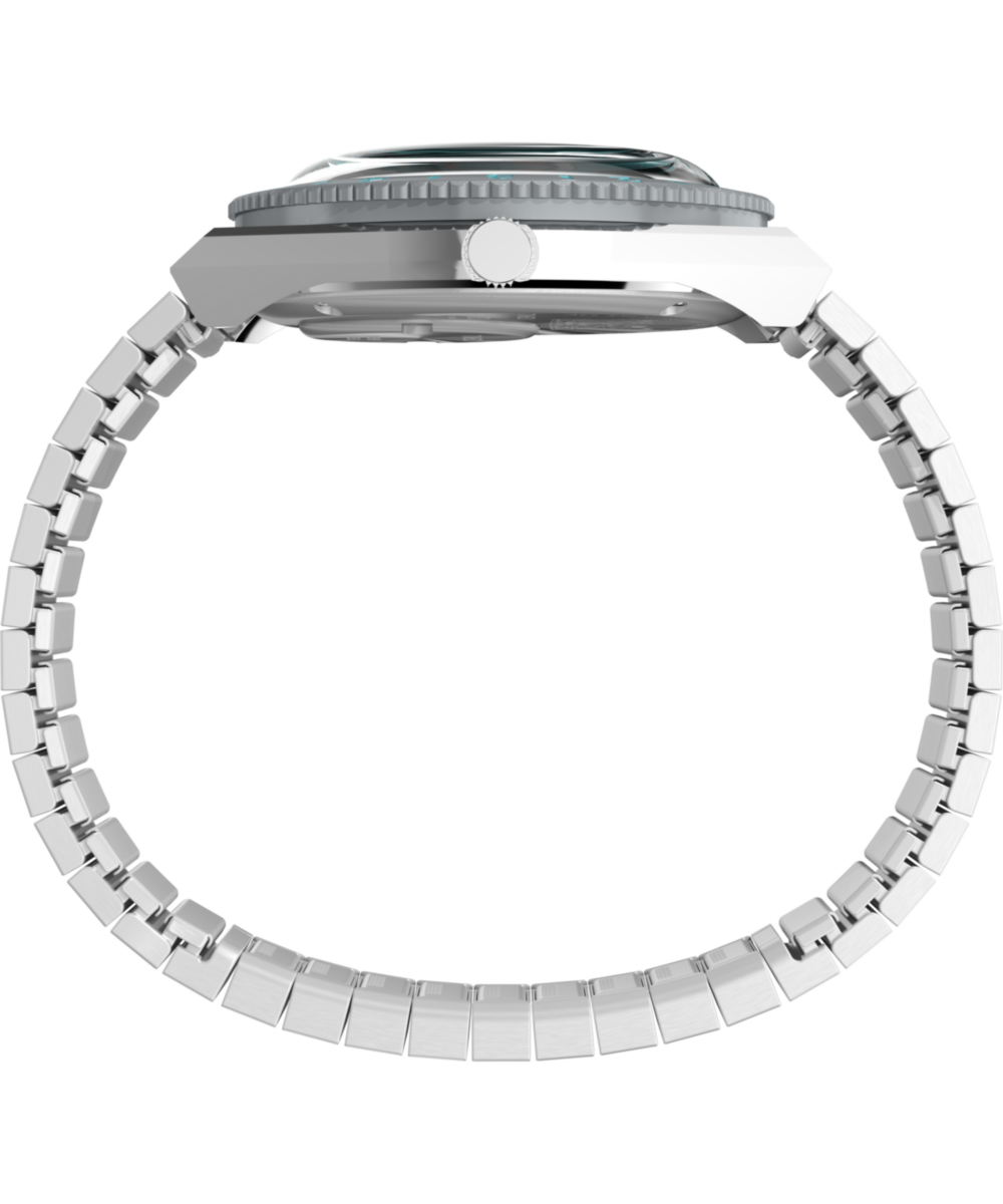 Heritage Peanuts x Q Timex 36mm Stainless Steel Expansion Band Watch