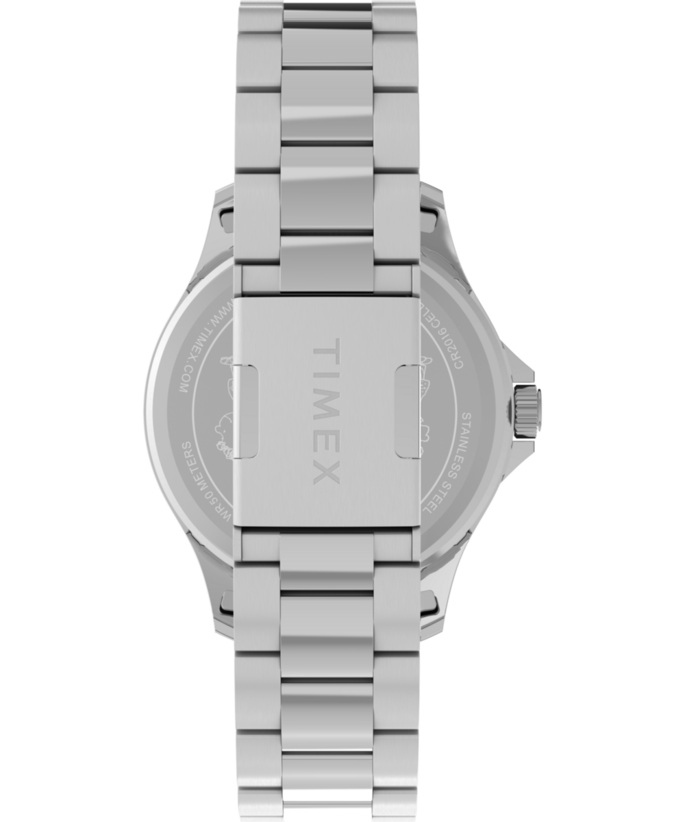 Heritage Peanuts x Timex Navi Snoopy Soccer 41mm Stainless Steel Bracelet Watch