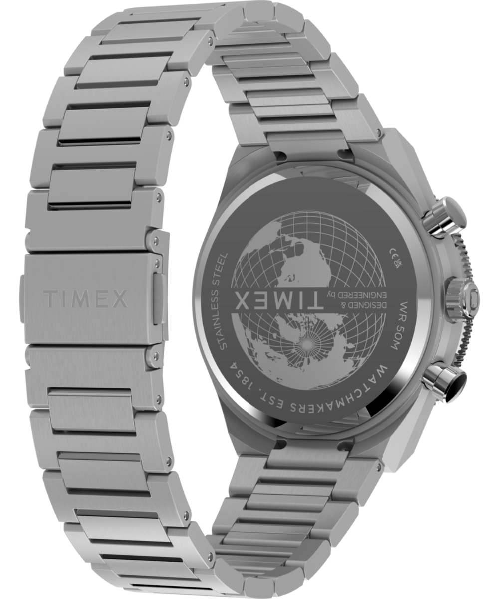 Heritage Q Timex Continental Chronograph 40mm Stainless Steel Bracelet Watch