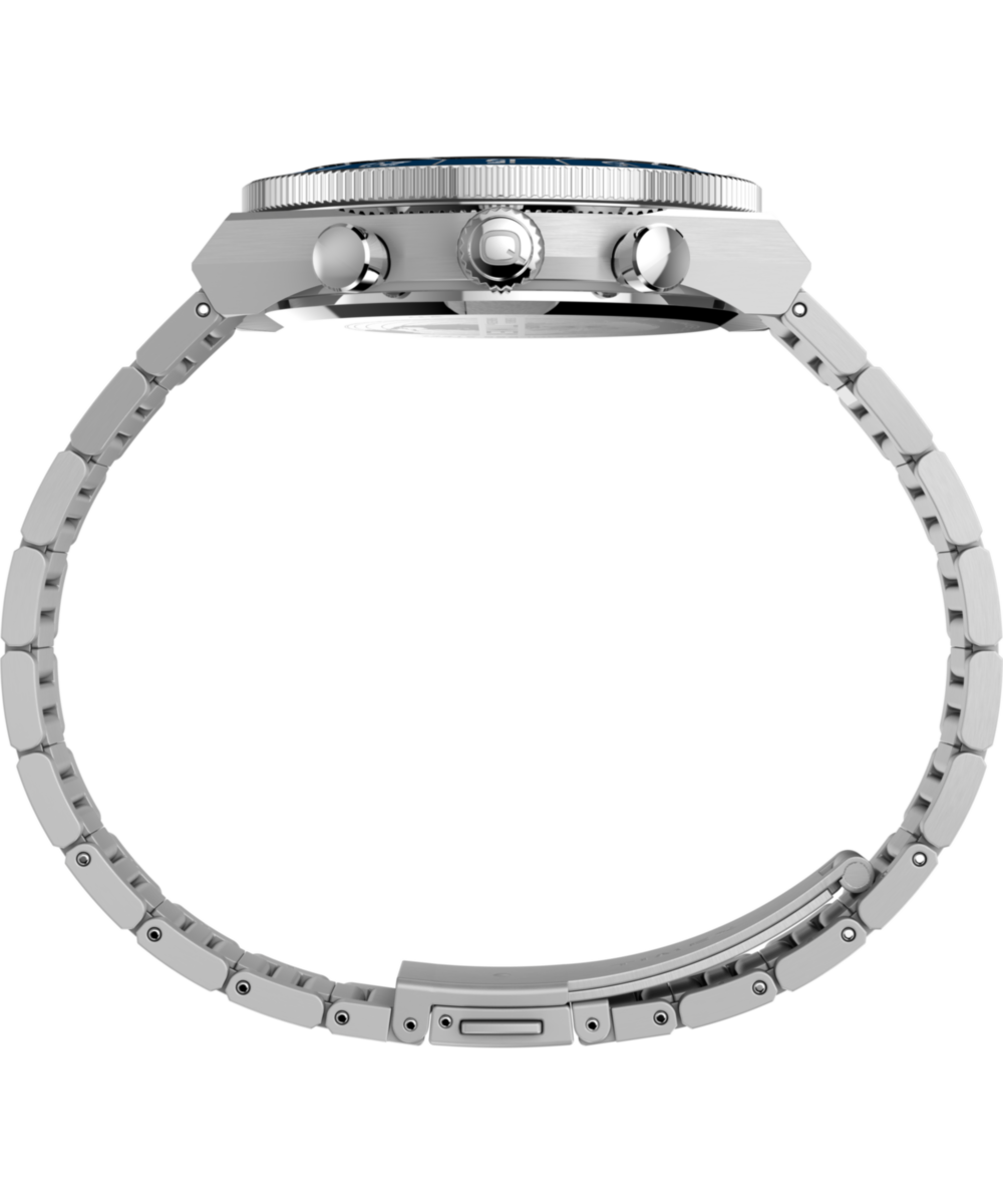 Heritage Q Timex Continental Chronograph 40mm Stainless Steel Bracelet Watch