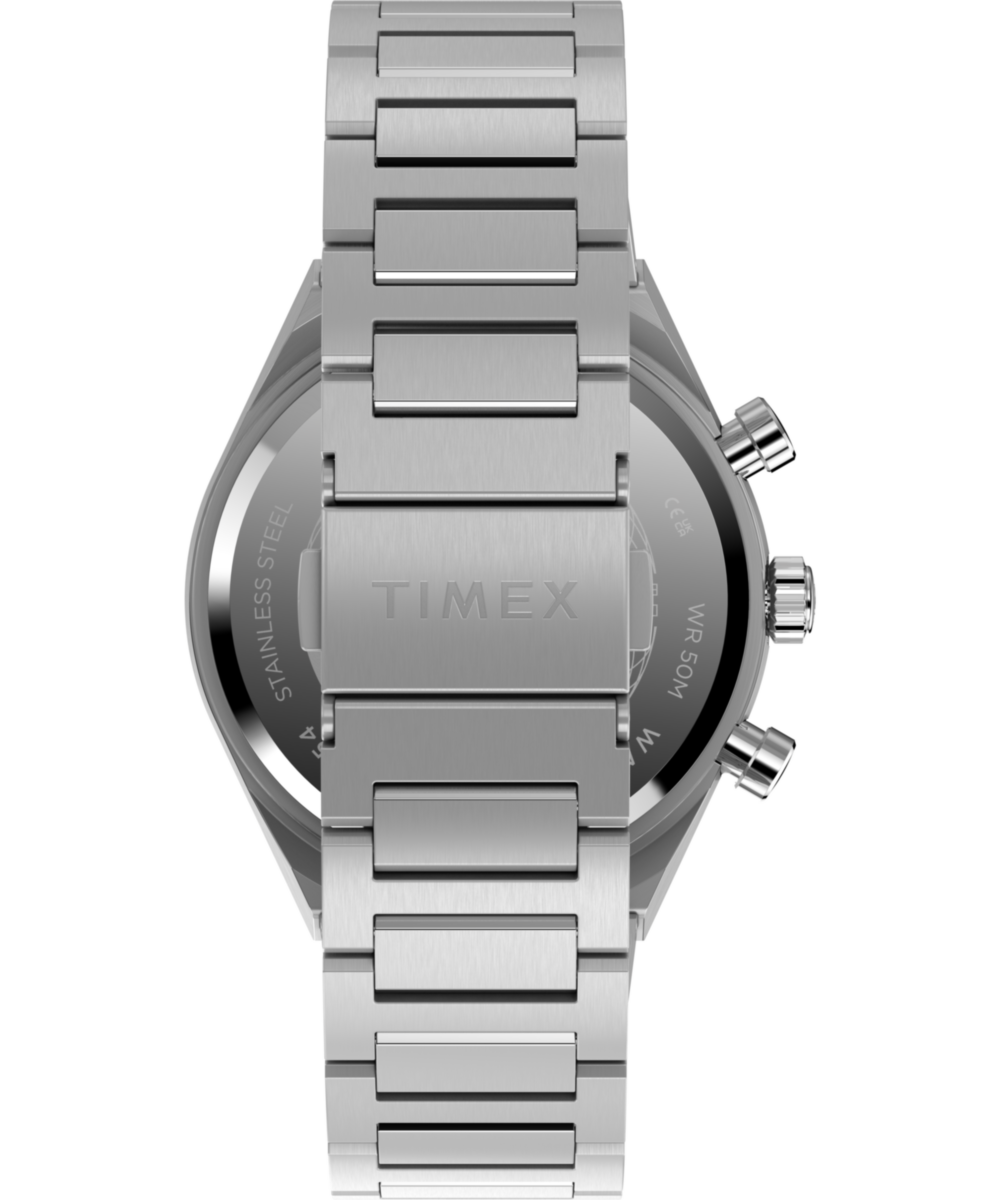Heritage Q Timex Continental Chronograph 40mm Stainless Steel Bracelet Watch