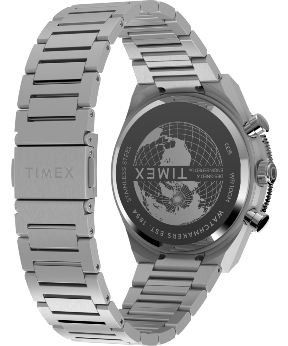 Heritage Q Timex Continental Chronograph 40mm Stainless Steel Bracelet Watch