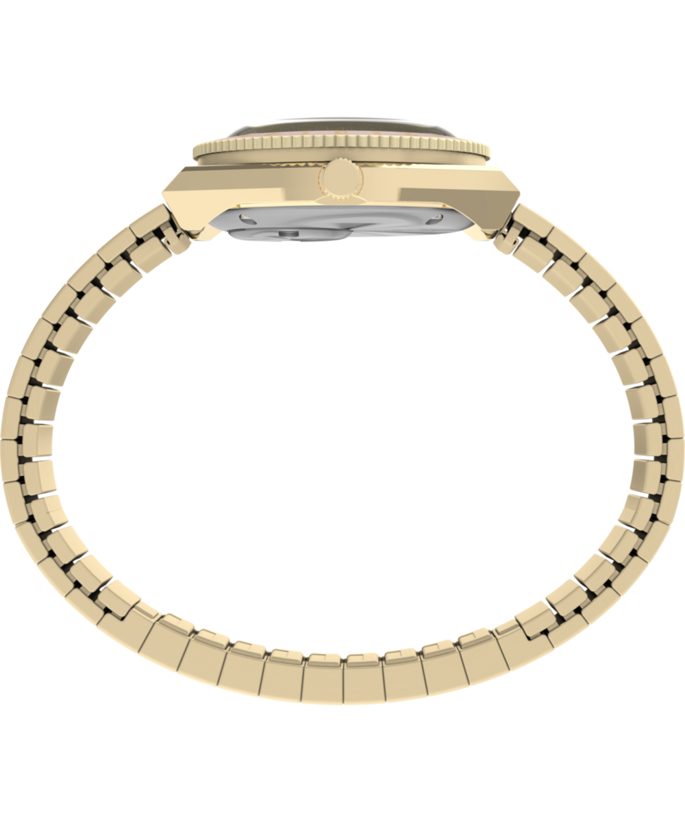 Heritage Q Timex Mini 30mm Stainless Steel Expansion Band Watch