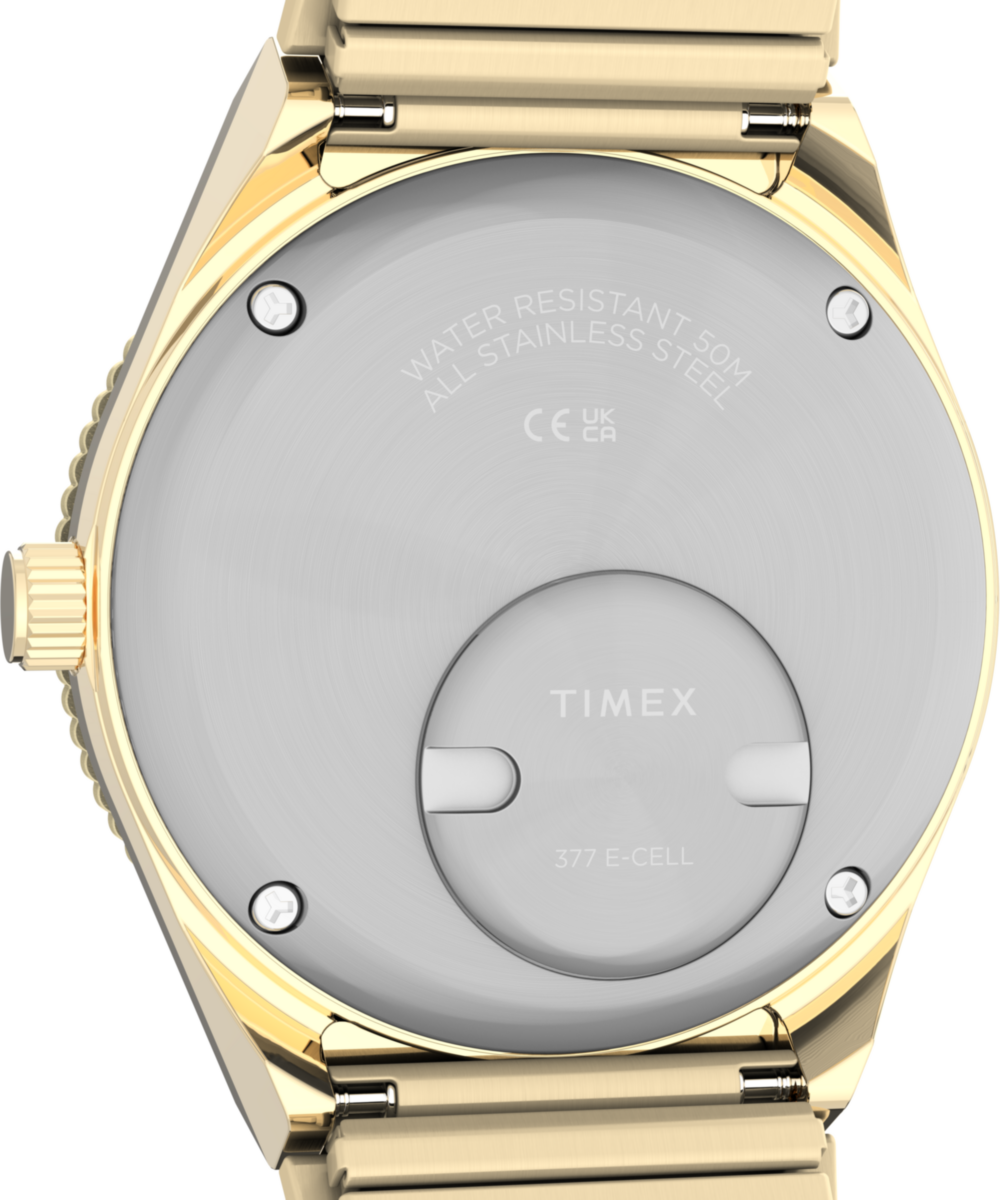 Heritage Q Timex Mini 30mm Stainless Steel Expansion Band Watch