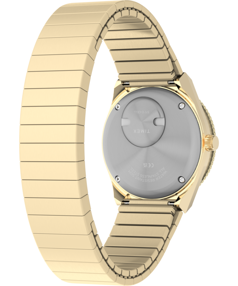 Heritage Q Timex Mini 30mm Stainless Steel Expansion Band Watch