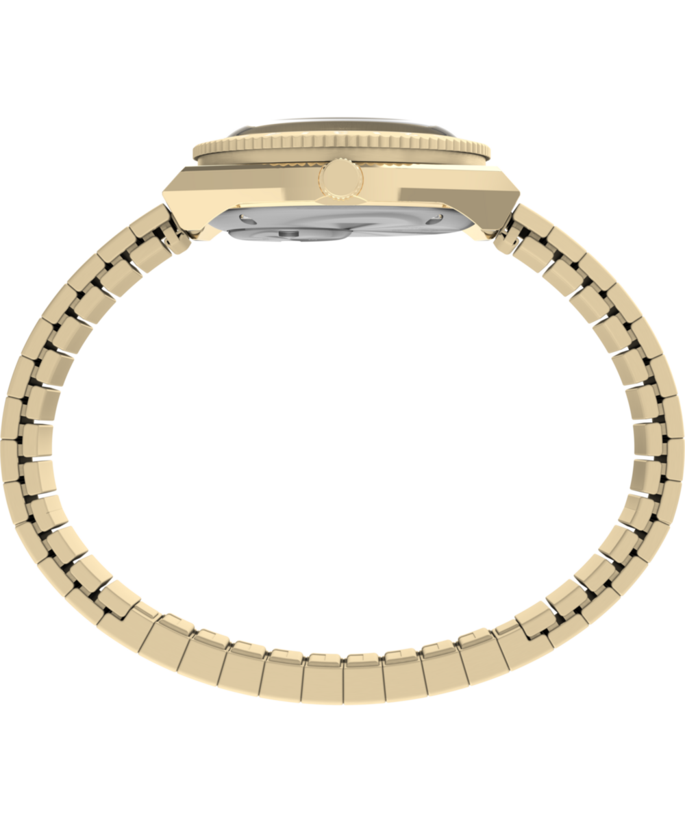Heritage Q Timex Mini 30mm Stainless Steel Expansion Band Watch