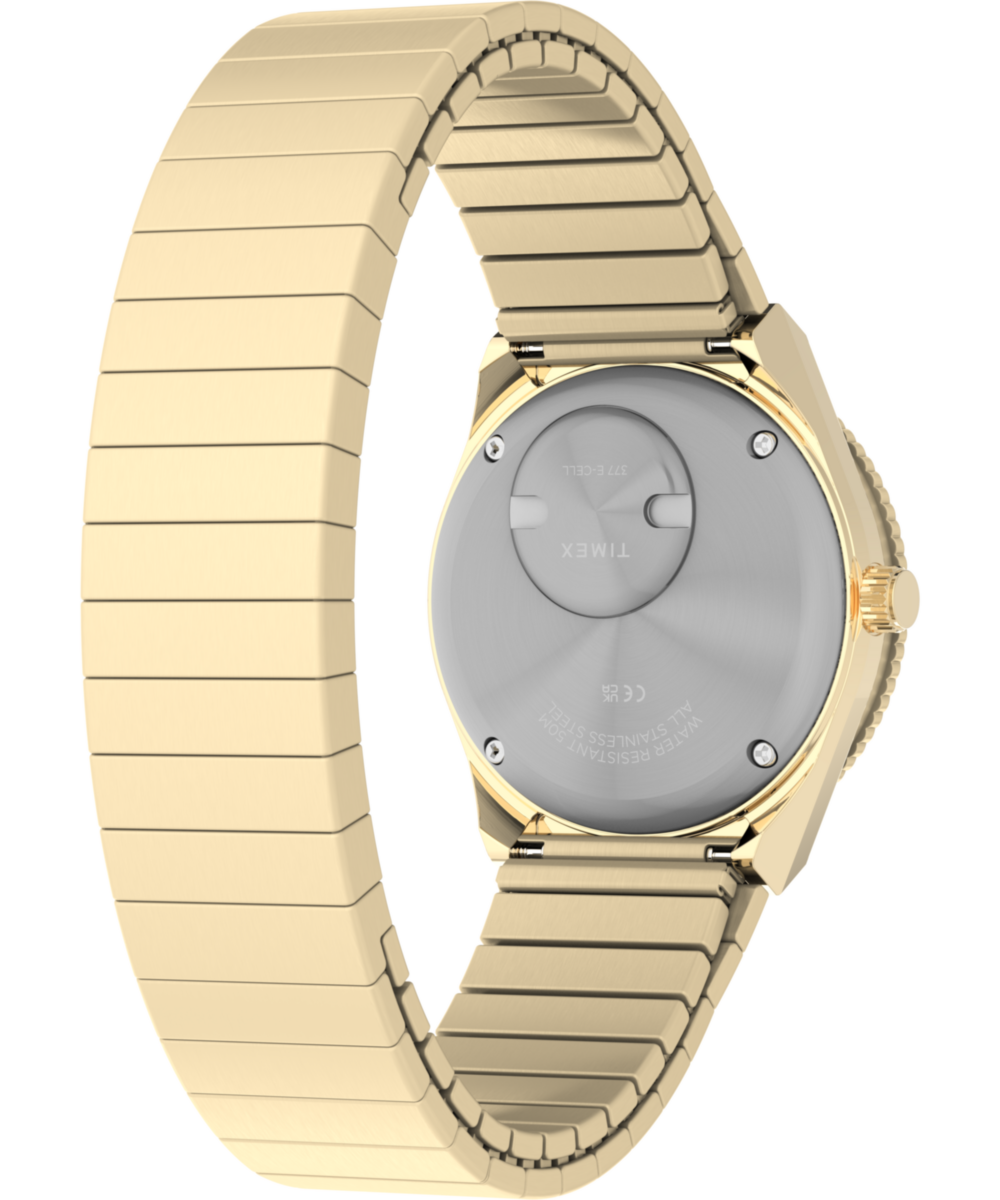 Heritage Q Timex Mini 30mm Stainless Steel Expansion Band Watch