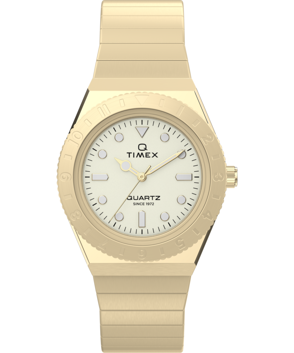 Heritage Q Timex Mini 30mm Stainless Steel Expansion Band Watch