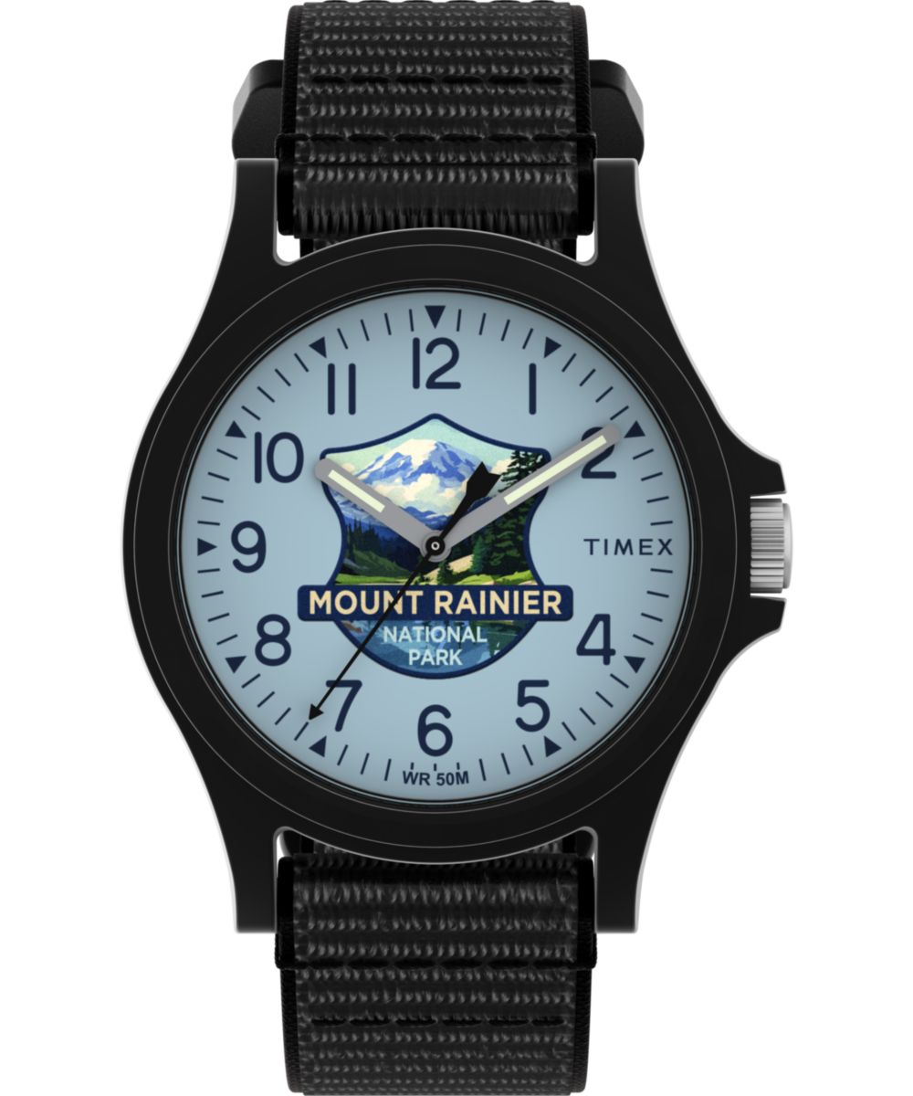 Heritage Timex Mount Rainier National Park 40mm Fabric Strap Watch