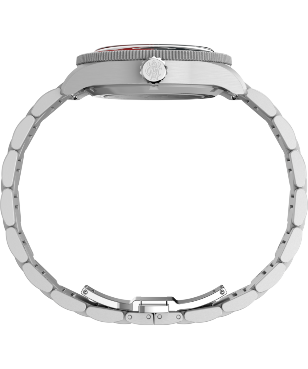Heritage Waterbury Heritage Automatic GMT 41.5mm Stainless Steel Bracelet Watch