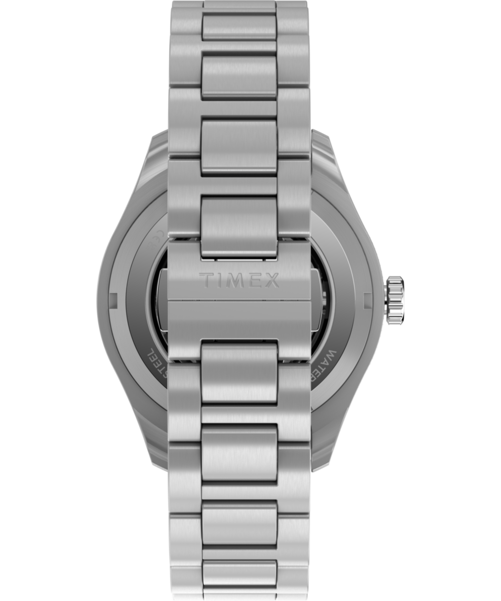 Heritage Waterbury Heritage Automatic GMT 41.5mm Stainless Steel Bracelet Watch