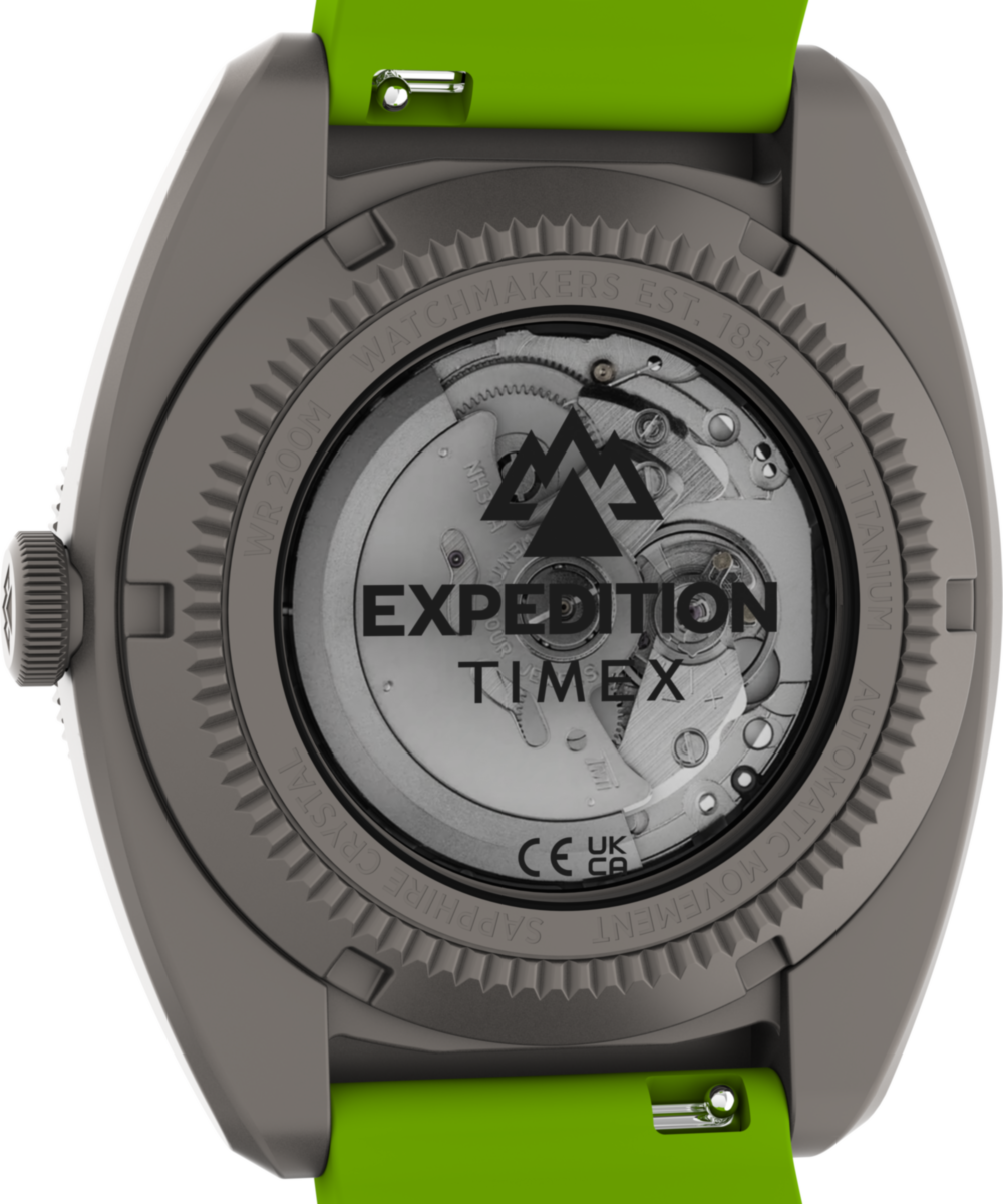 Heritage Expedition Pioneer Titanium Automatic 41mm HNBR Synthetic Rubber Strap Watch