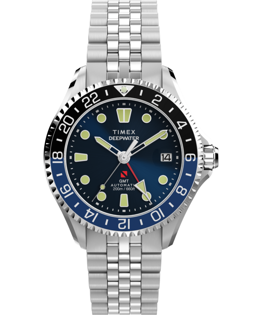 Heritage Deepwater Meridian 200 Automatic GMT 42mm Stainless Steel Bracelet Watch