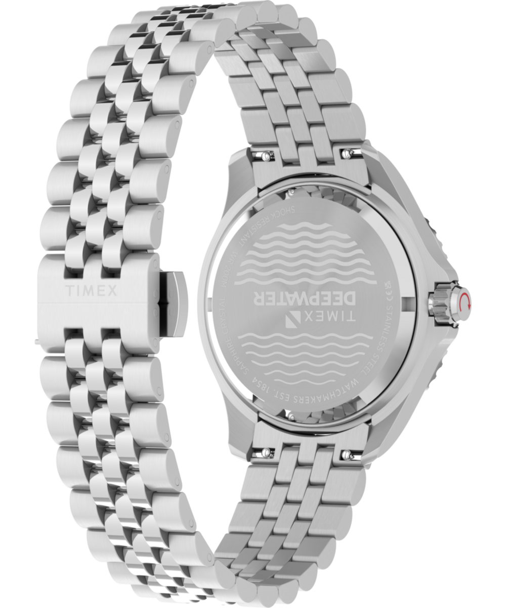 Heritage Deepwater Meridian 200 Automatic GMT 42mm Stainless Steel Bracelet Watch