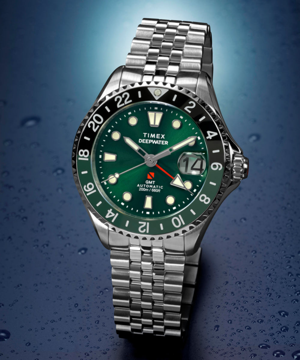 Heritage Deepwater Meridian 200 Automatic GMT 42mm Stainless Steel Bracelet Watch