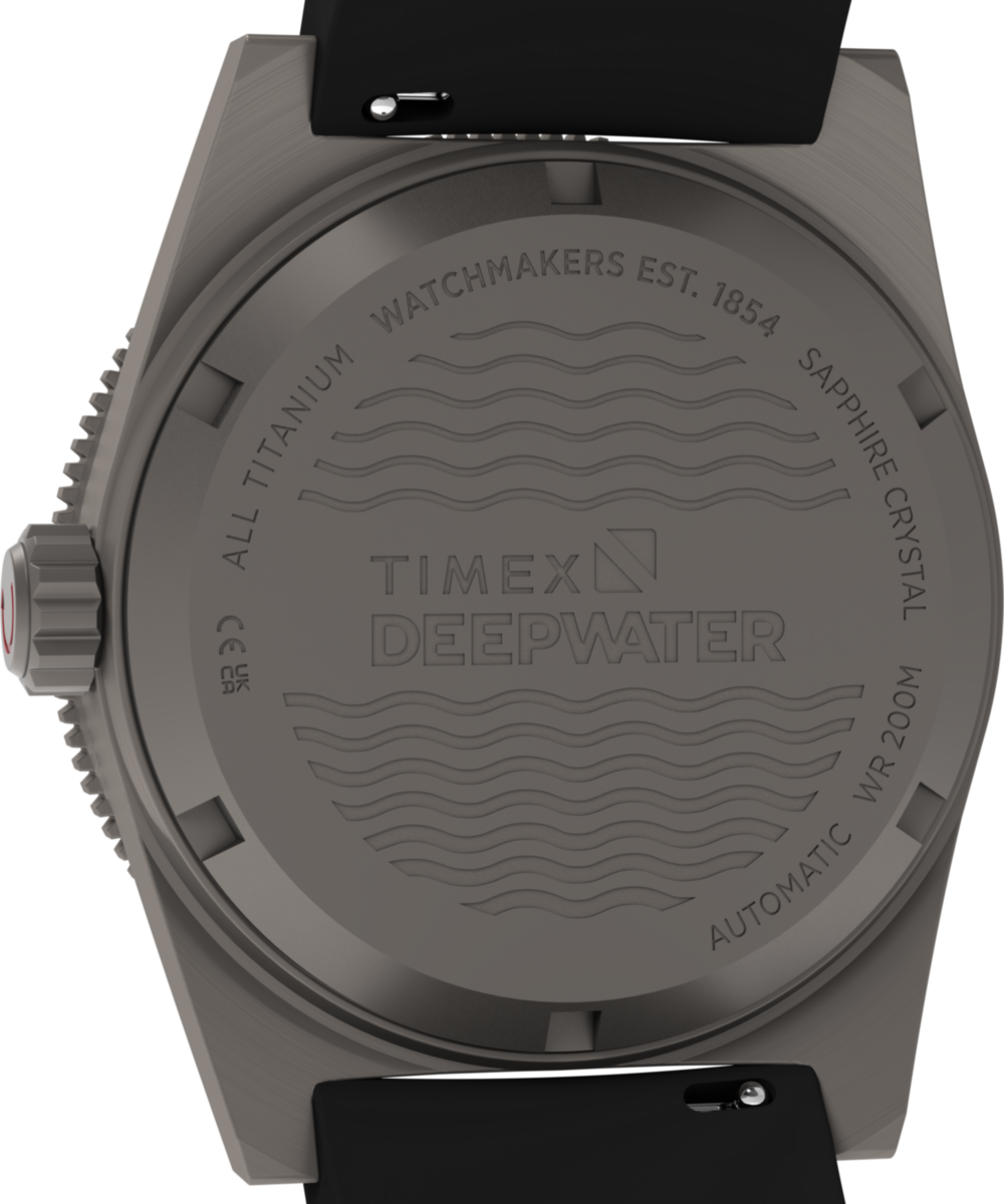 Heritage Deepwater Reef 200 Titanium Automatic 41mm Synthetic Rubber Strap Watch