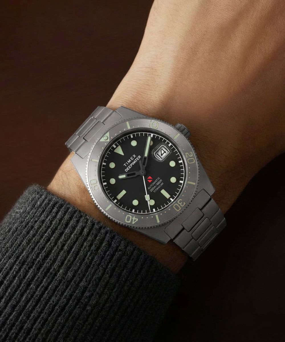 Heritage Deepwater Reef 200 41mm Titanium Automatic Bracelet Watch
