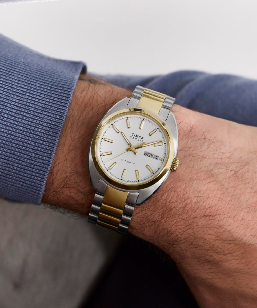 Heritage Marlin Draper Automatic 37mm Stainless Steel Bracelet Watch