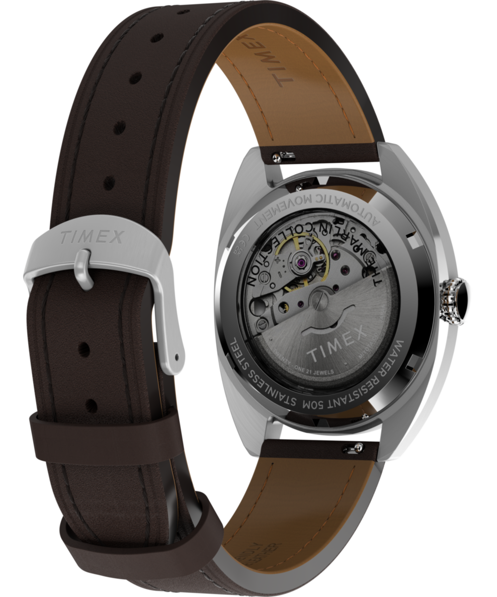 Heritage Marlin Draper Automatic 37mm Leather Strap Watch