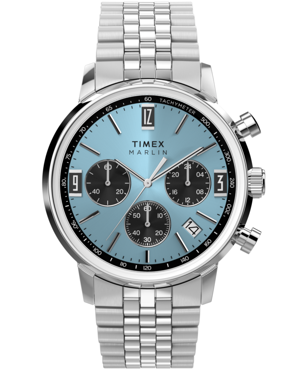 Heritage Marlin Chronograph Tachymeter 40mm Stainless Steel Bracelet Watch