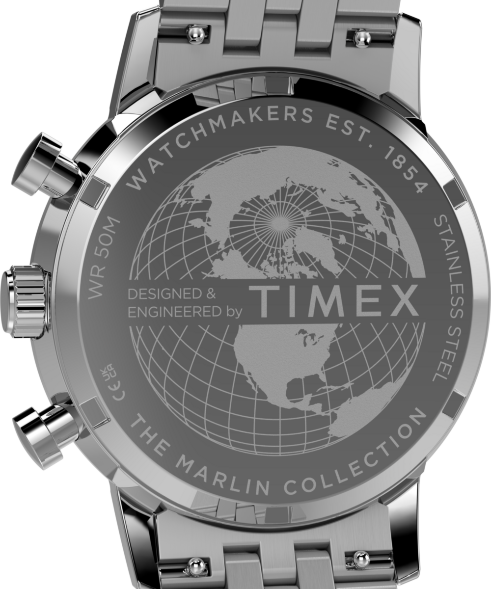Heritage Marlin Chronograph Tachymeter 40mm Stainless Steel Bracelet Watch