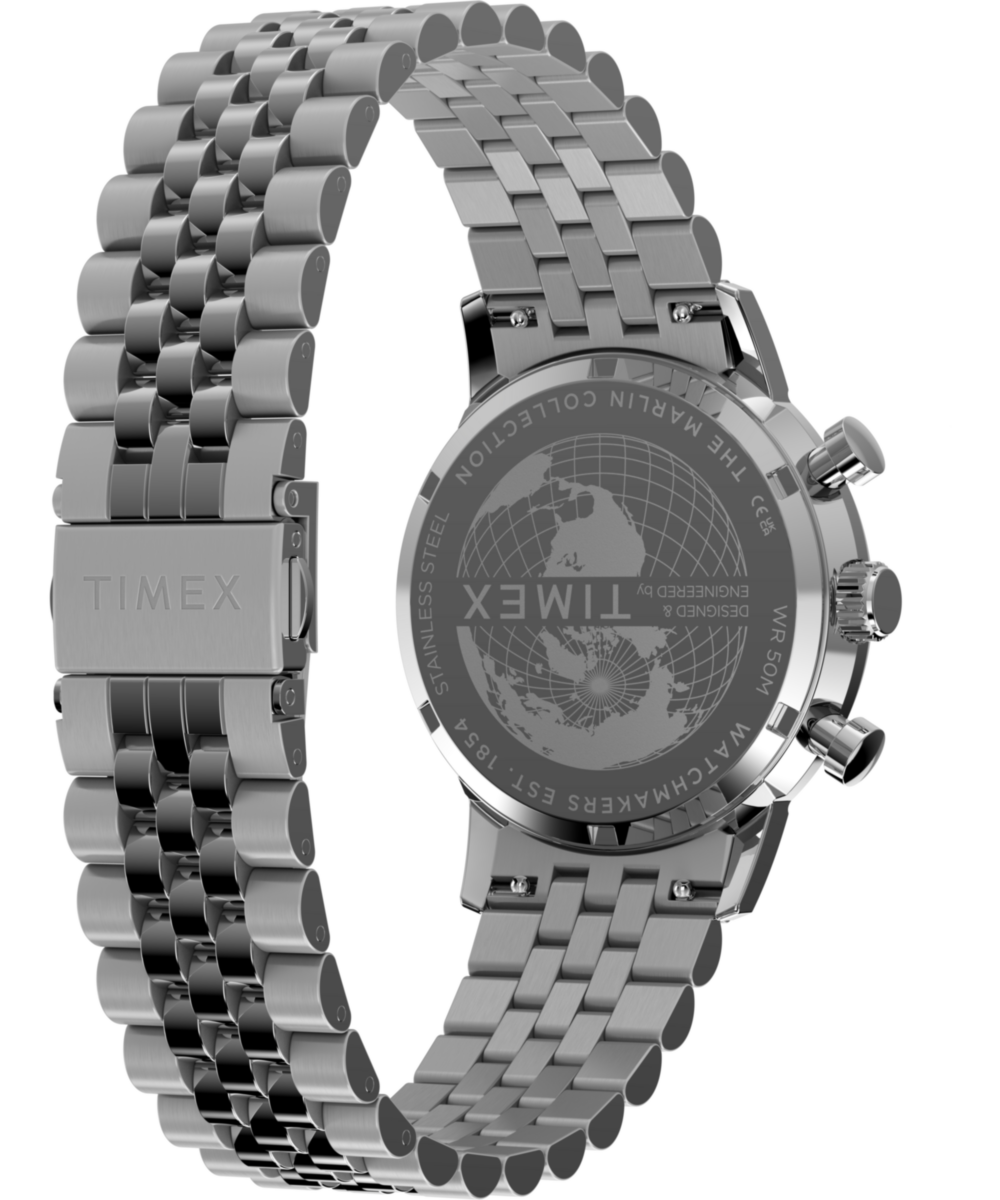 Heritage Marlin Chronograph Tachymeter 40mm Stainless Steel Bracelet Watch