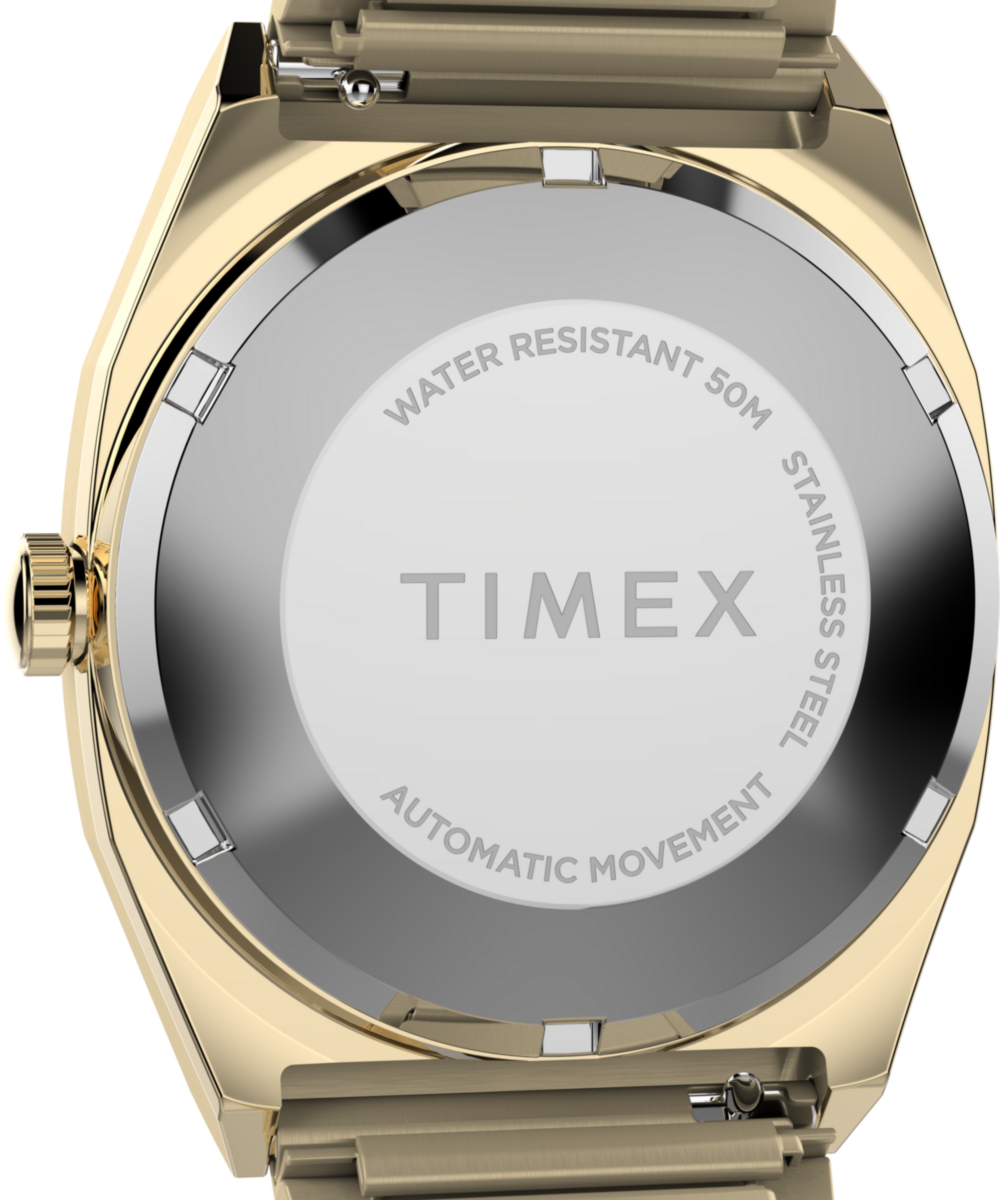 Heritage Timex Automatic 1983 E Line 34mm Stainless Steel Expansion Band Watch