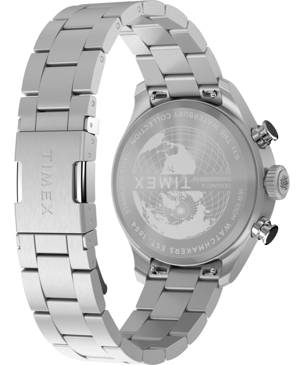 Heritage Waterbury Ace Fly-Back Chronograph 43mm Stainless Steel Bracelet Watch