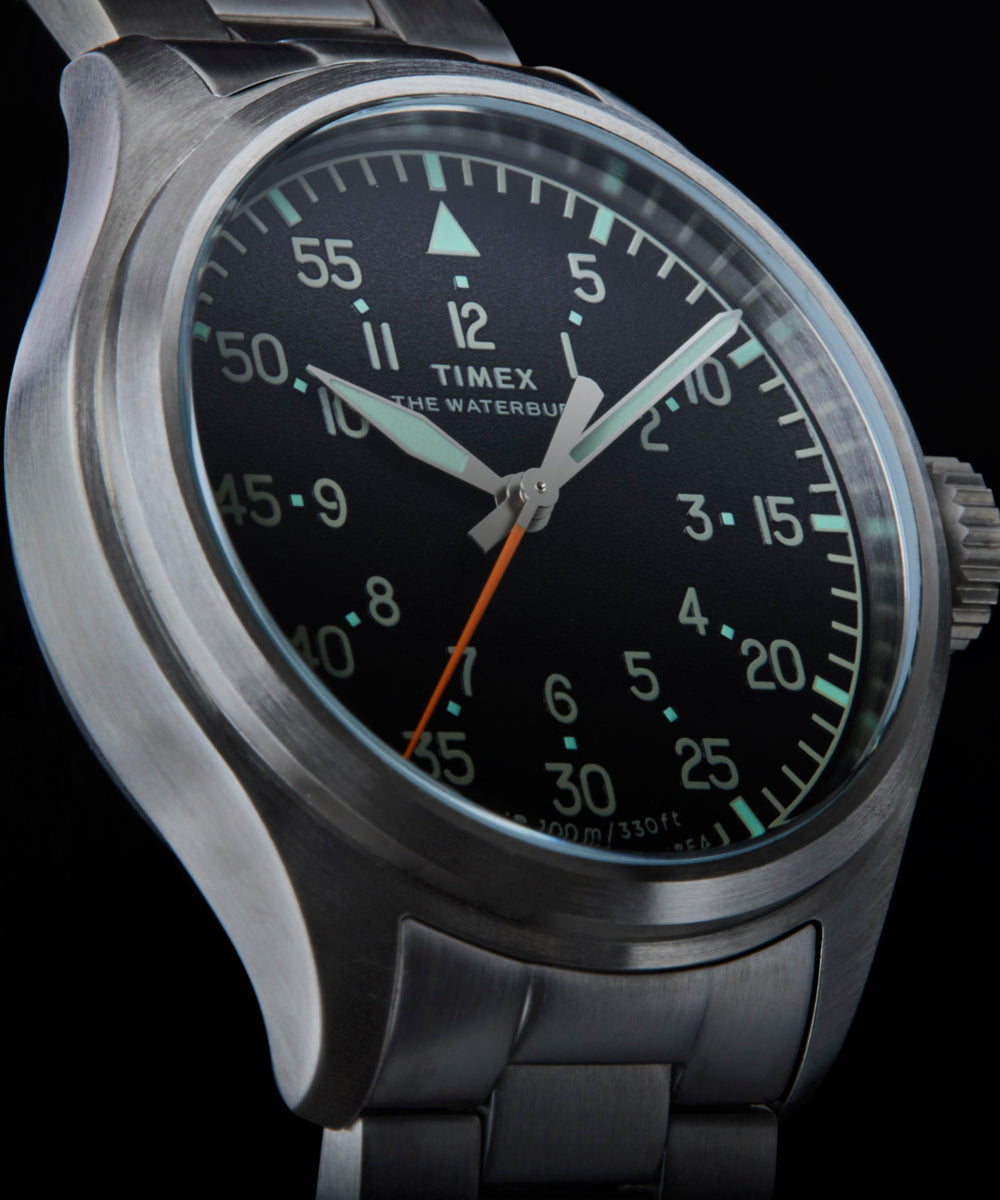 Heritage Waterbury Ace 41mm Stainless Steel Bracelet Watch