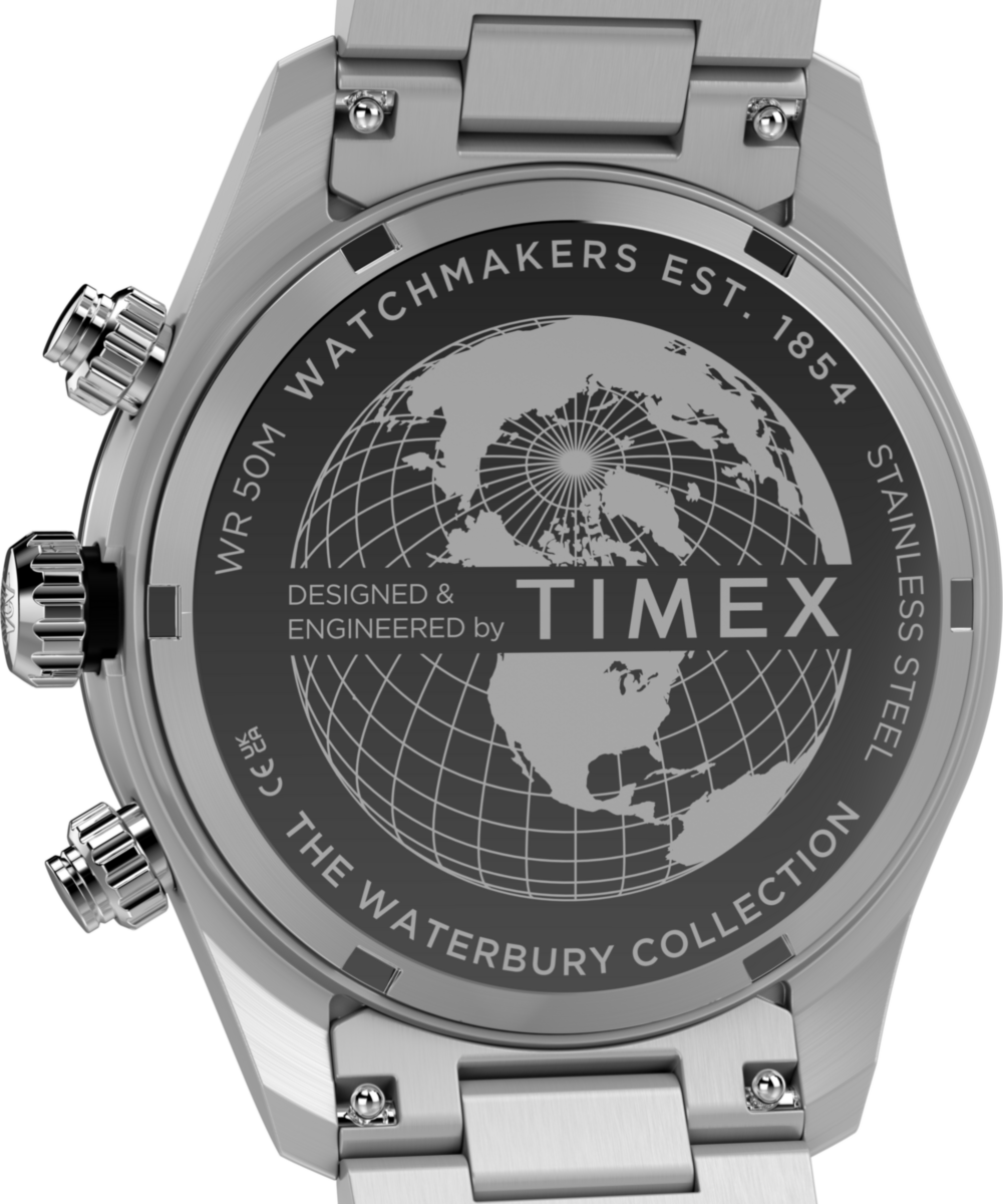 Heritage Waterbury Heritage Chronograph 39mm Stainless Steel Bracelet Watch