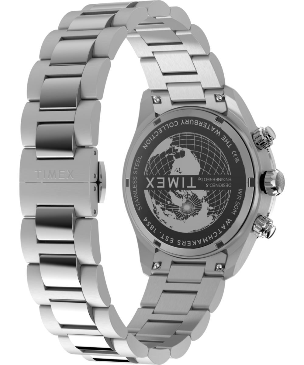 Heritage Waterbury Heritage Chronograph 39mm Stainless Steel Bracelet Watch