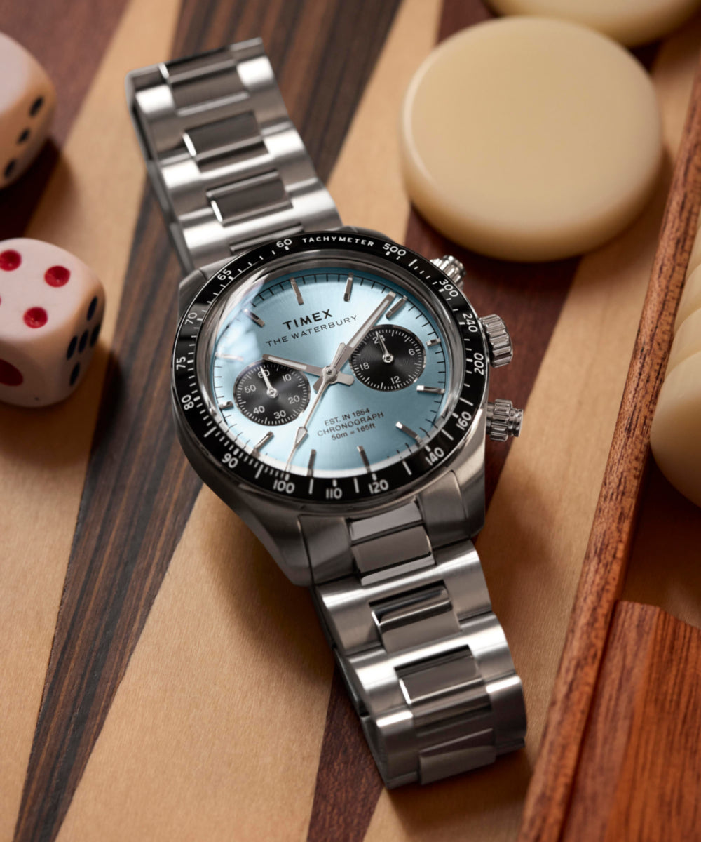 Heritage Waterbury Heritage Chronograph 39mm Stainless Steel Bracelet Watch