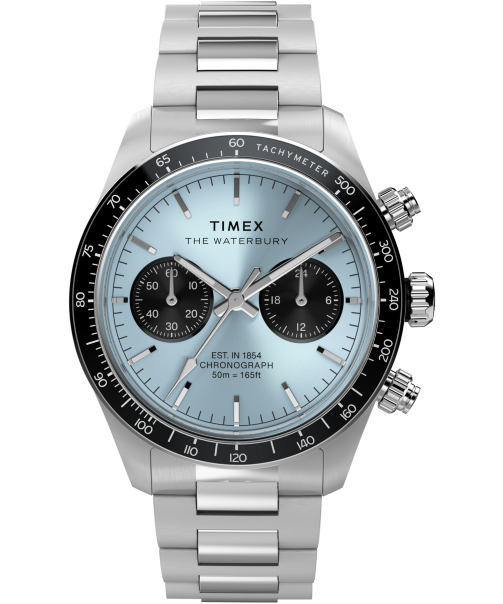 Heritage Waterbury Heritage Chronograph 39mm Stainless Steel Bracelet Watch