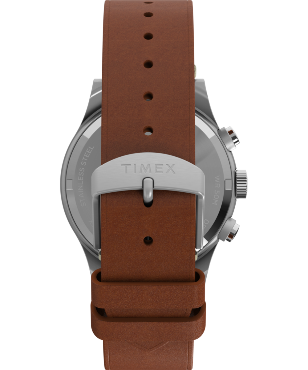 Heritage MK1 Chronograph 40mm Leather Strap Watch