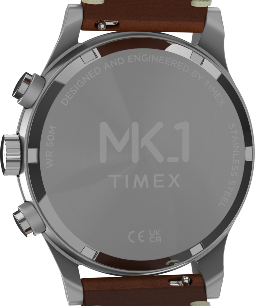Heritage MK1 Chronograph 40mm Leather Strap Watch