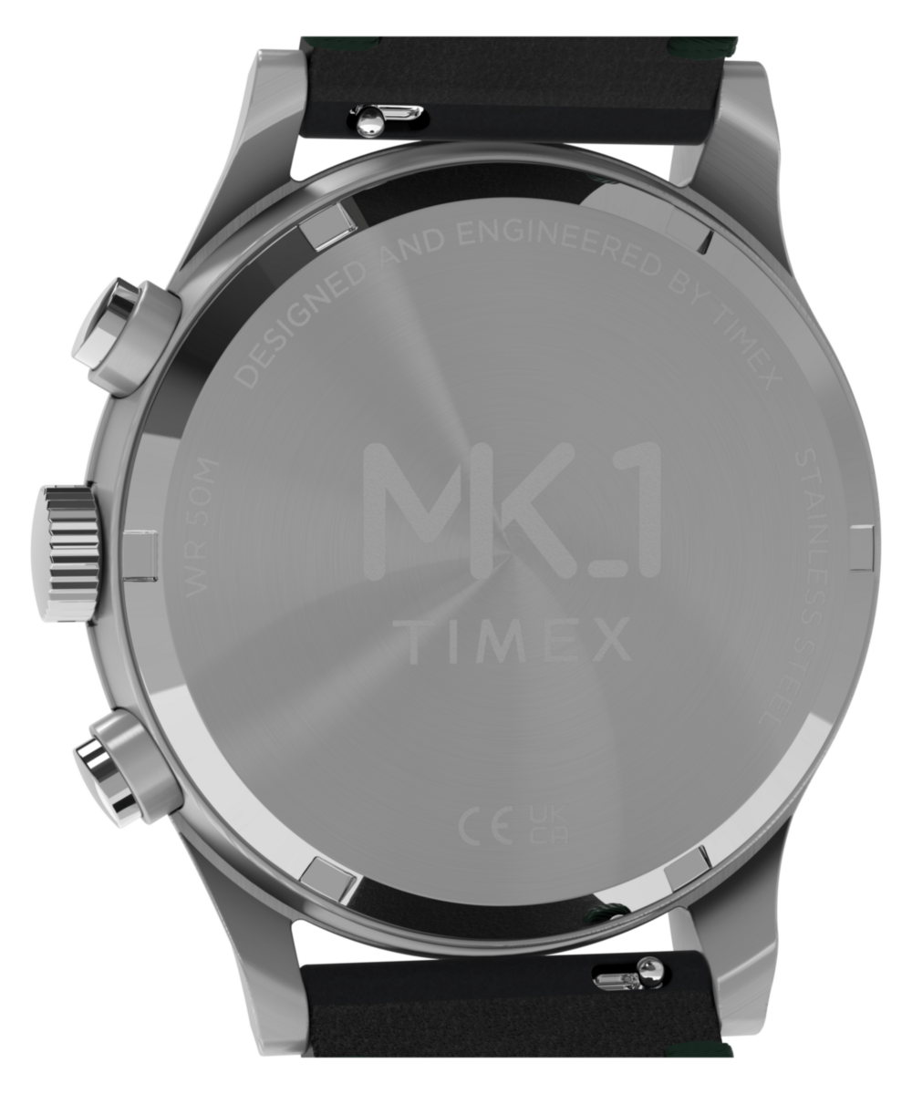 Heritage MK1 Chronograph 40mm Leather Strap Watch