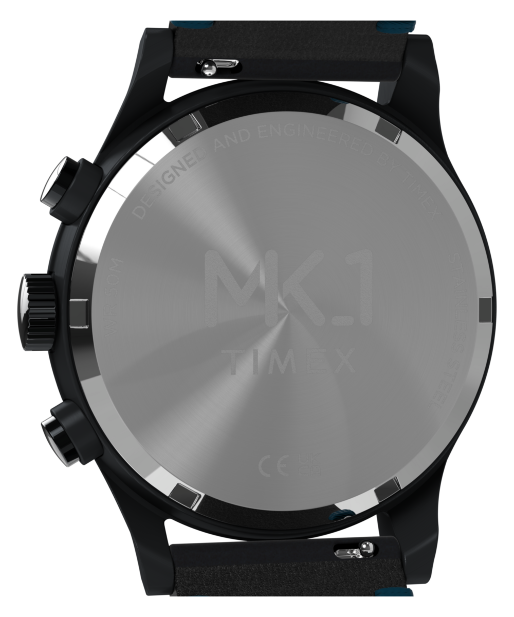 Heritage MK1 Chronograph 40mm Leather Strap Watch