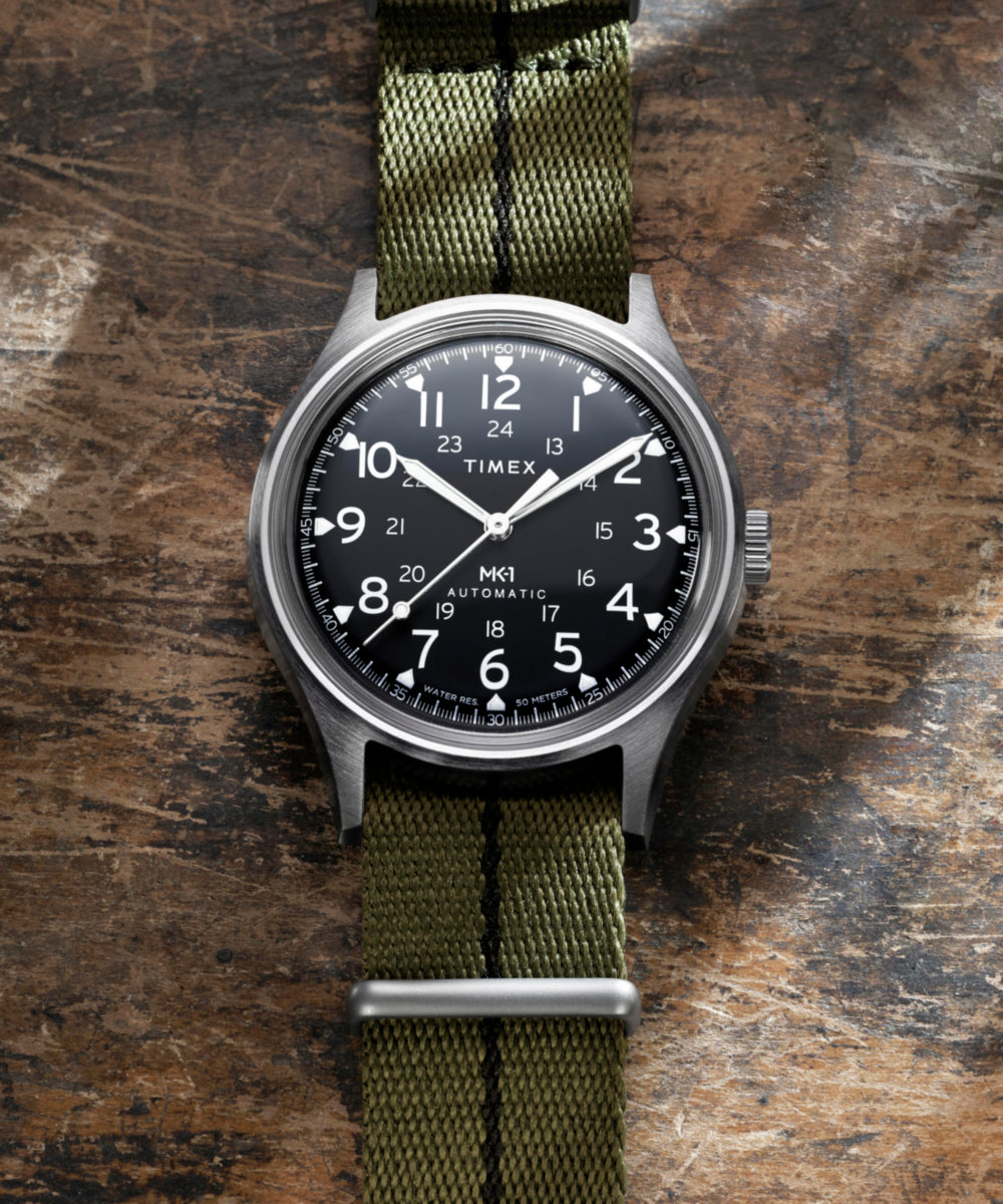 Heritage MK1 Automatic 40mm Fabric Strap Watch