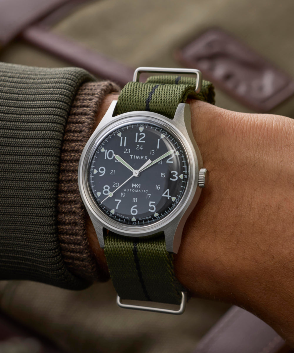 Heritage MK1 Automatic 40mm Fabric Strap Watch