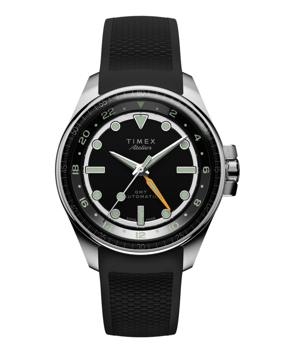 Heritage Timex Atelier GMT24 M1a 40mm Swiss Made Automatic NBR Synthetic Rubber Strap