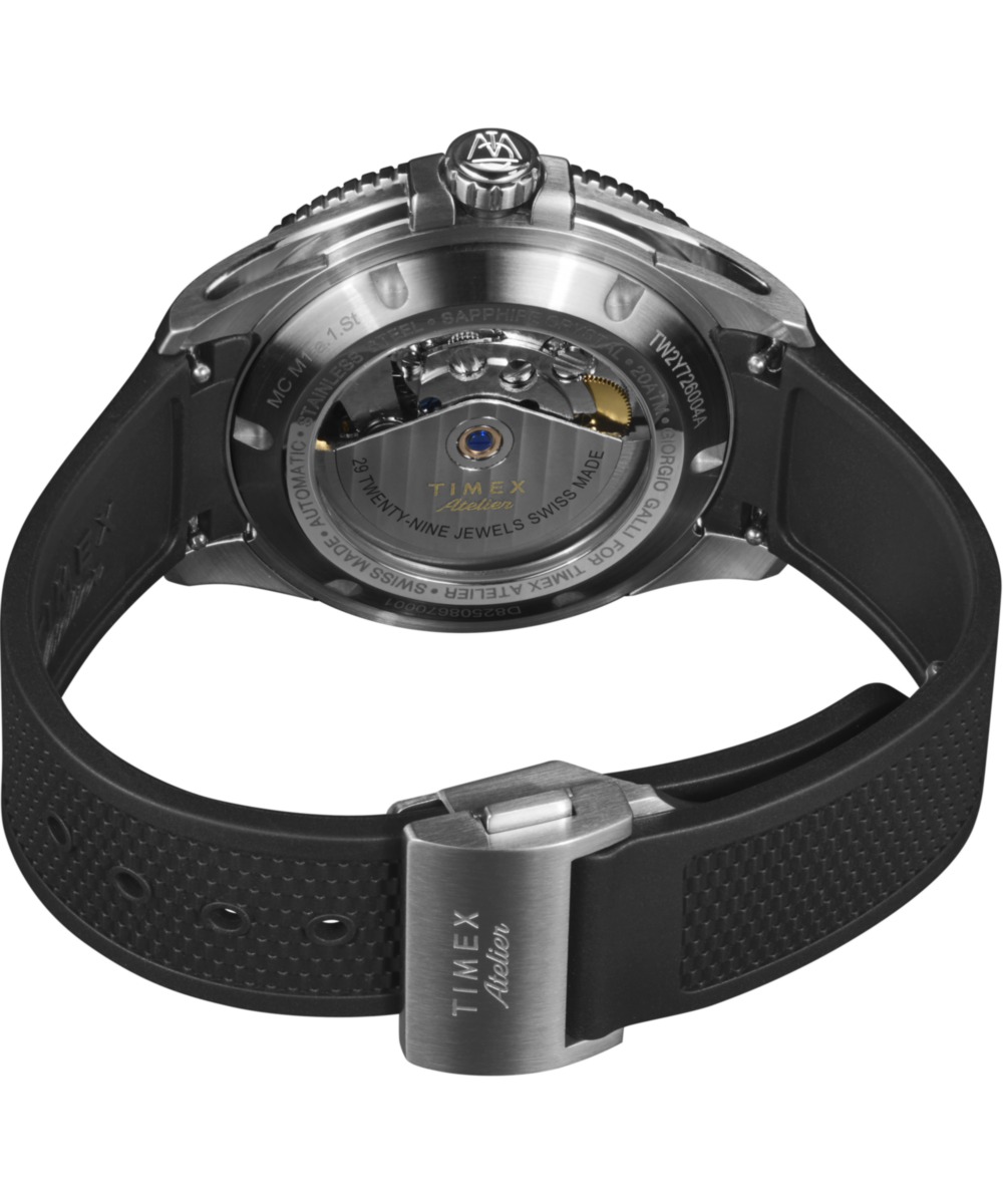 Heritage Timex Atelier Marine M1a 41mm Swiss Made Automatic NBR Synthetic Rubber Strap