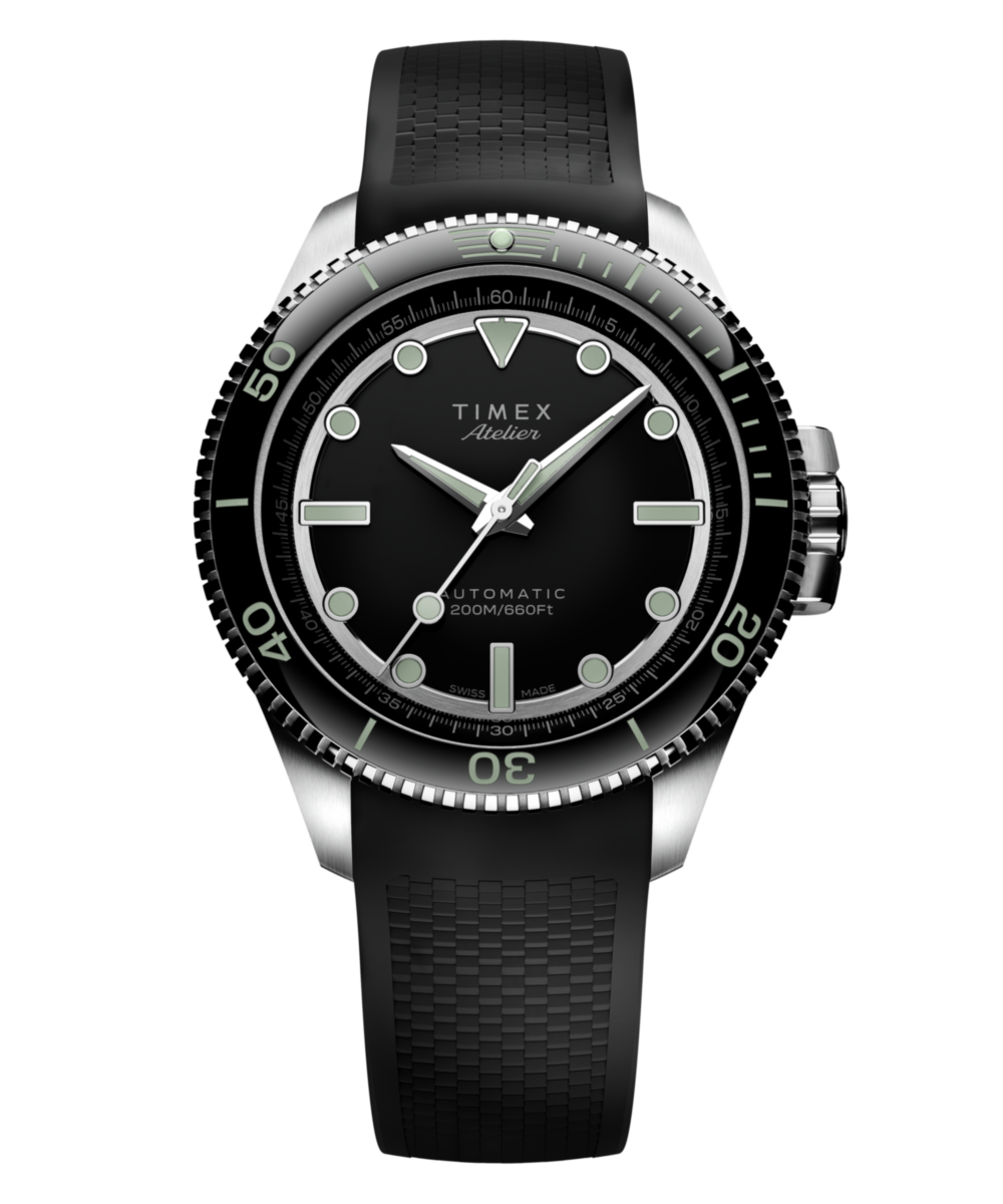 Heritage Timex Atelier Marine M1a 41mm Swiss Made Automatic NBR Synthetic Rubber Strap