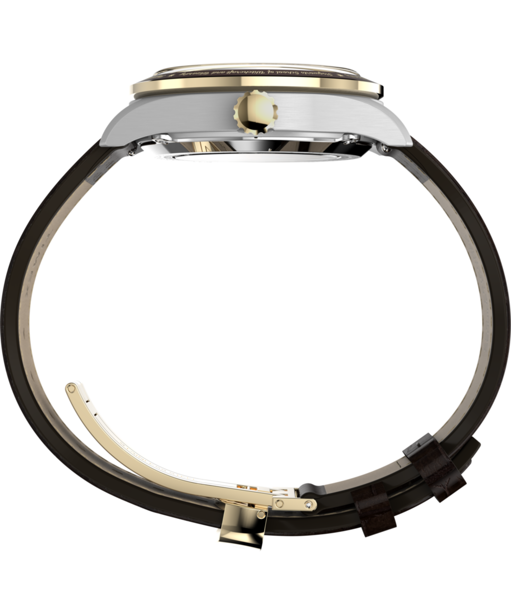 Heritage Harry Potter x Timex Waterbury Skeleton Automatic 39mm Leather Strap Watch
